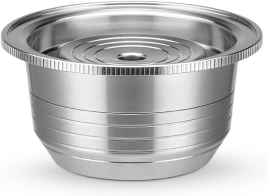 Reusable Coffee Capsule, Stainless Steel Refillable Coffee Pod Brewing Espresso 230ML/8OZ, V-ertuoline Metal V1258-DP02-WO-863