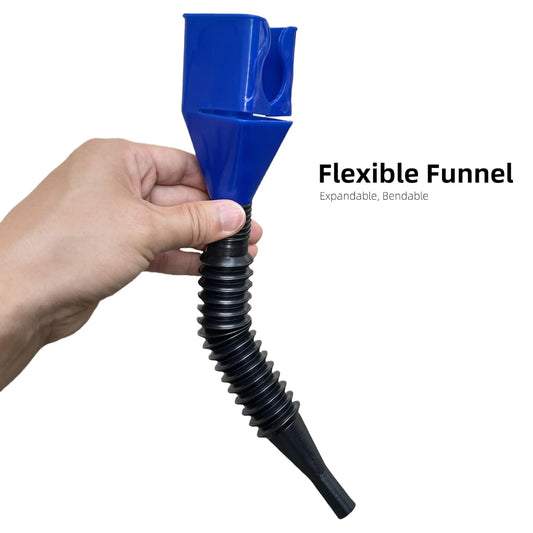 Funnels for Automotive Use,2pcs Retractable Auto Fuel Funnel for Oil Change,Filling Water,Gasoline,Coolant in V1258-DP02-WO-869