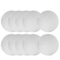 White Wraparound Cake Pastry Round Drum Board 1/4 Inch Thick, 12 Inch Diameter - Pack of 10 V1258-DP02-WO-871