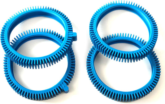 Pool Cleaner Front Tire and Rear Tire Combo Kit, Compatible with Poolvergnuegen Super Hump 896584000-143 and V1258-DP02-WO-879