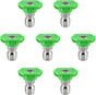 Pressure Washer Tips, 25 Degree Green Power Washer Nozzle Tips 7 Pack, 1/4 Inch Quick Connect, 4000 PSI V1258-DP02-WO-887