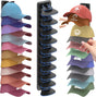 Hat Organizer for Baseball Caps 1 Pack, Adhesive Hat Rack for Wall, Baseball Cap Organizer (Black) V1258-DP02-WO-89