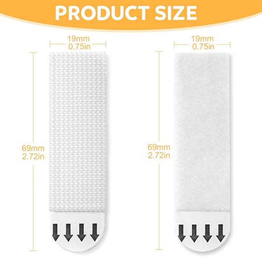 Medium Picture Hanging Strips Heavy Duty,20-Pairs(40 Strips) Sticky Picture Hangers for Walls Hanging Without V1258-DP02-WO-894
