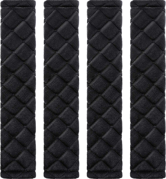 4 Pack Seat Belt Cover Extra Long Seat Belt Pads for Car Soft Comfort Shoulder Strap Covers Harness Pads V1258-DP02-WO-909