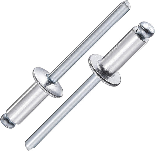 (250Pcs) 3/16"x1/2" Aluminum blind pro Rivets,Aluminum Grip and Steel Mandrel V1258-DP02-WO-930