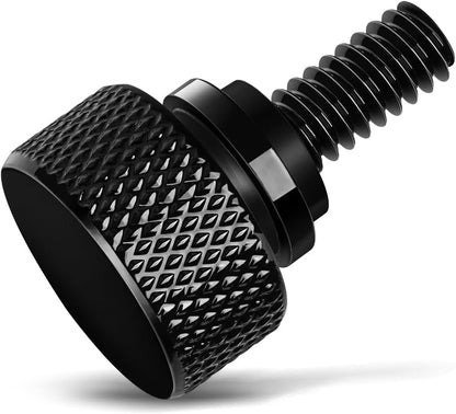 Gloss Black 304 Stainless Steel Seat Bolt Screw Compatible with Harley Davidson 1996-2025 V1258-DP02-WO-948