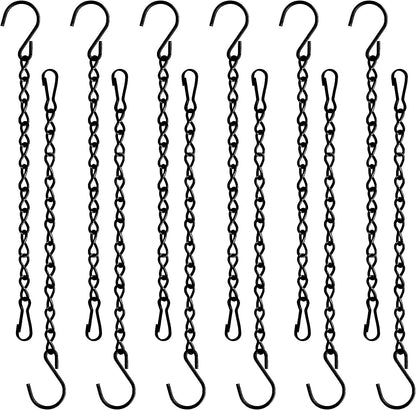 12 Pack 9.5 Inch Hanging Chain for Bird Feeders, Planters, Lanterns, Wind Chimes, Billboards, Chalkboards and V1258-DP02-WO-955