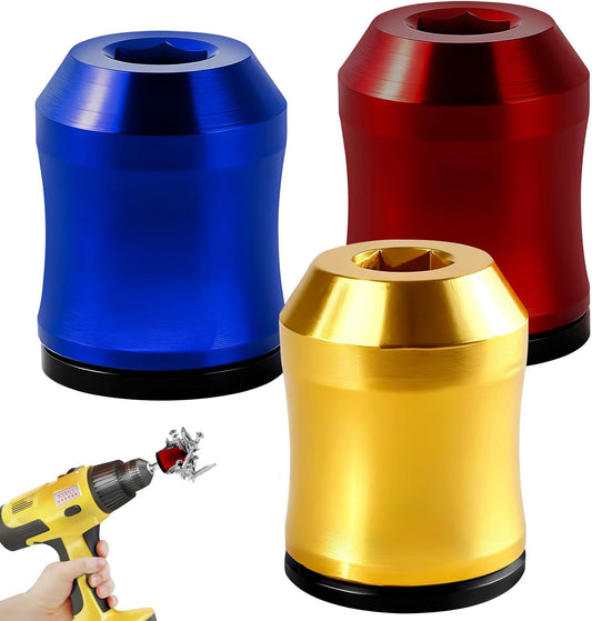 3Pcs Screwdriver Head Magnetic Ring, Screw Ring Set Removable Household Tool for Drills| Universal Bit Holder V1258-DP02-WO-969