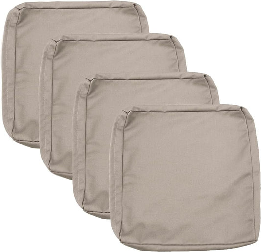 Patio Cushion Covers 24x24 Waterproof Outdoor Cushion Covers for Patio Furniture 4Pack Patio Cushion V1258-DP02-WO-971