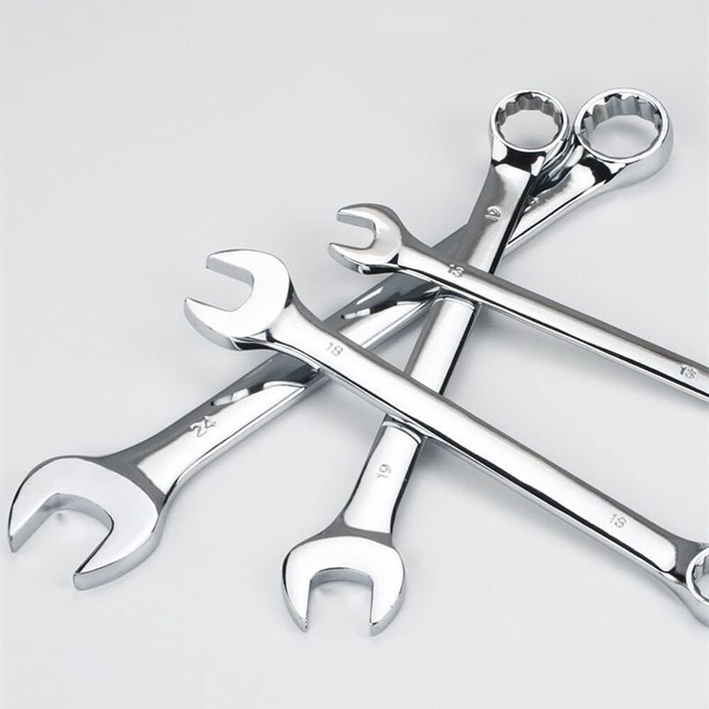 18mm Metric Wrench,12-Point Box End Head Combination Wrench Spanner V1258-DP02-WO-973
