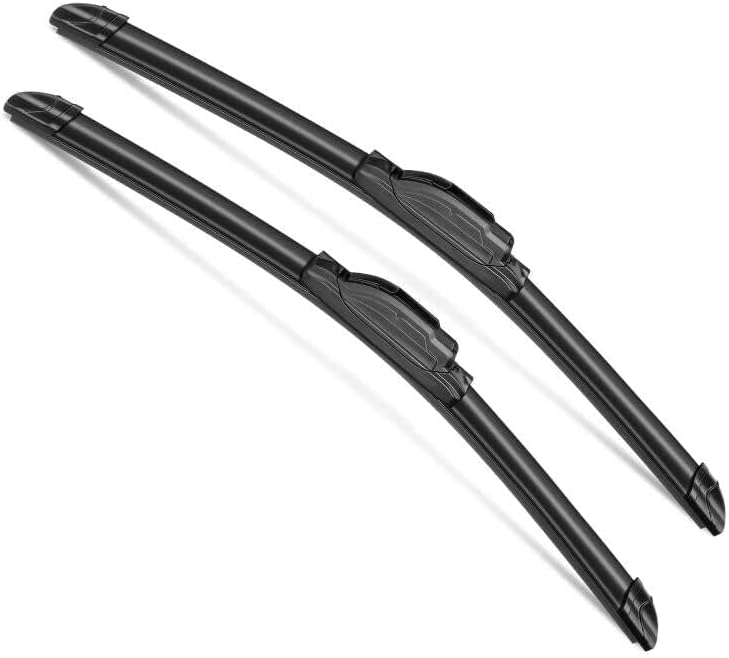 2Pcs Windshield Wipers-22" + 22" Premium All-Seasons Auto Windshield Wiper Blades for My Car (Set of 2)-J-Hook V1258-DP02-WO-988