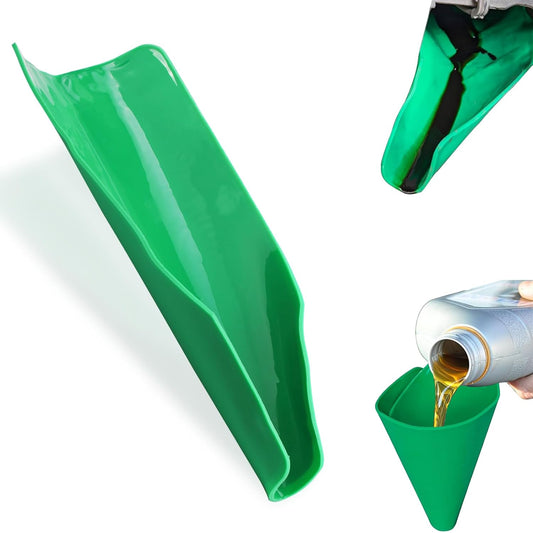 Reused Flexible Foldable Oil Funnel, Multi-Purpose Form a Funnels for Automotive Use, Easy to Clean Small V1258-DP02-WO-991