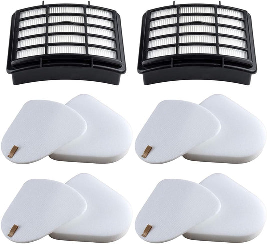2 HEPA + 4 Foam & Felt Filters Compatible with Shark Navigator Lift-Away Deluex NV350, NV351, NV352, NV355, V1258-DP02-WO-993
