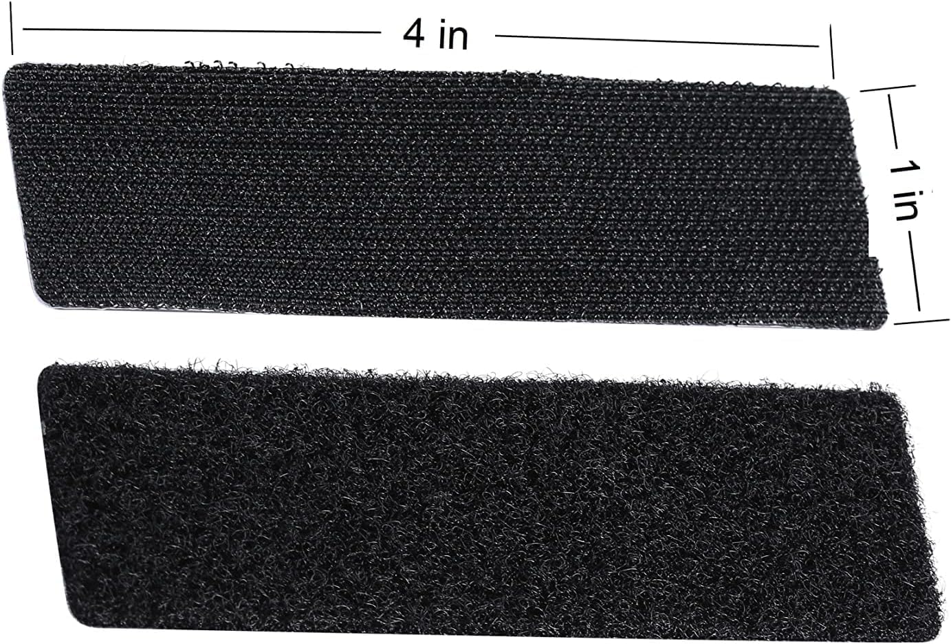 20 Sets 1x4 Inch Hook and Loop Fastener Strips with Adhesive Heavy Duty Double Sided Sticky Picture Hanging V1258-DP02-WO-998