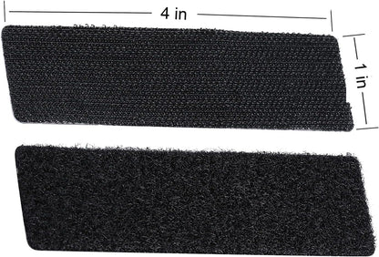 20 Sets 1x4 Inch Hook and Loop Fastener Strips with Adhesive Heavy Duty Double Sided Sticky Picture Hanging V1258-DP02-WO-998