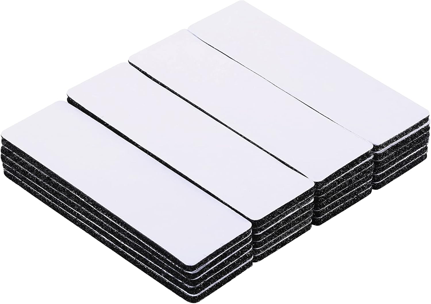 20 Sets 1x4 Inch Hook and Loop Fastener Strips with Adhesive Heavy Duty Double Sided Sticky Picture Hanging V1258-DP02-WO-998