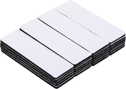 20 Sets 1x4 Inch Hook and Loop Fastener Strips with Adhesive Heavy Duty Double Sided Sticky Picture Hanging V1258-DP02-WO-998