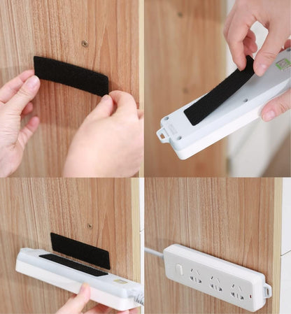 20 Sets 1x4 Inch Hook and Loop Fastener Strips with Adhesive Heavy Duty Double Sided Sticky Picture Hanging V1258-DP02-WO-998