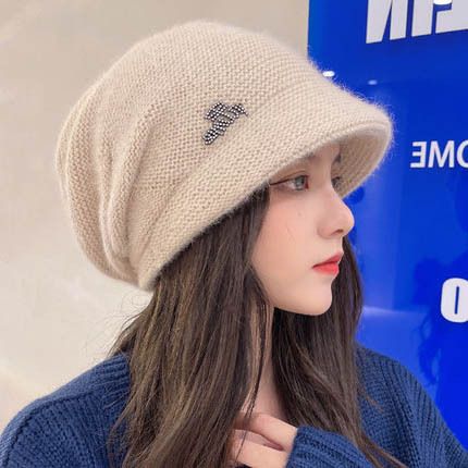 Ribbed Knit Beanie Hat - Winter Warm Skull Cap for Men Women - High Quality Acrylic Close Fit Casual Cuffed V1258-DROP002-HAT-04-BGE