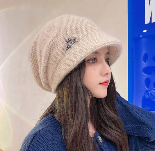 Ribbed Knit Beanie Hat - Winter Warm Skull Cap for Men Women - High Quality Acrylic Close Fit Casual Cuffed V1258-DROP002-HAT-04-KH