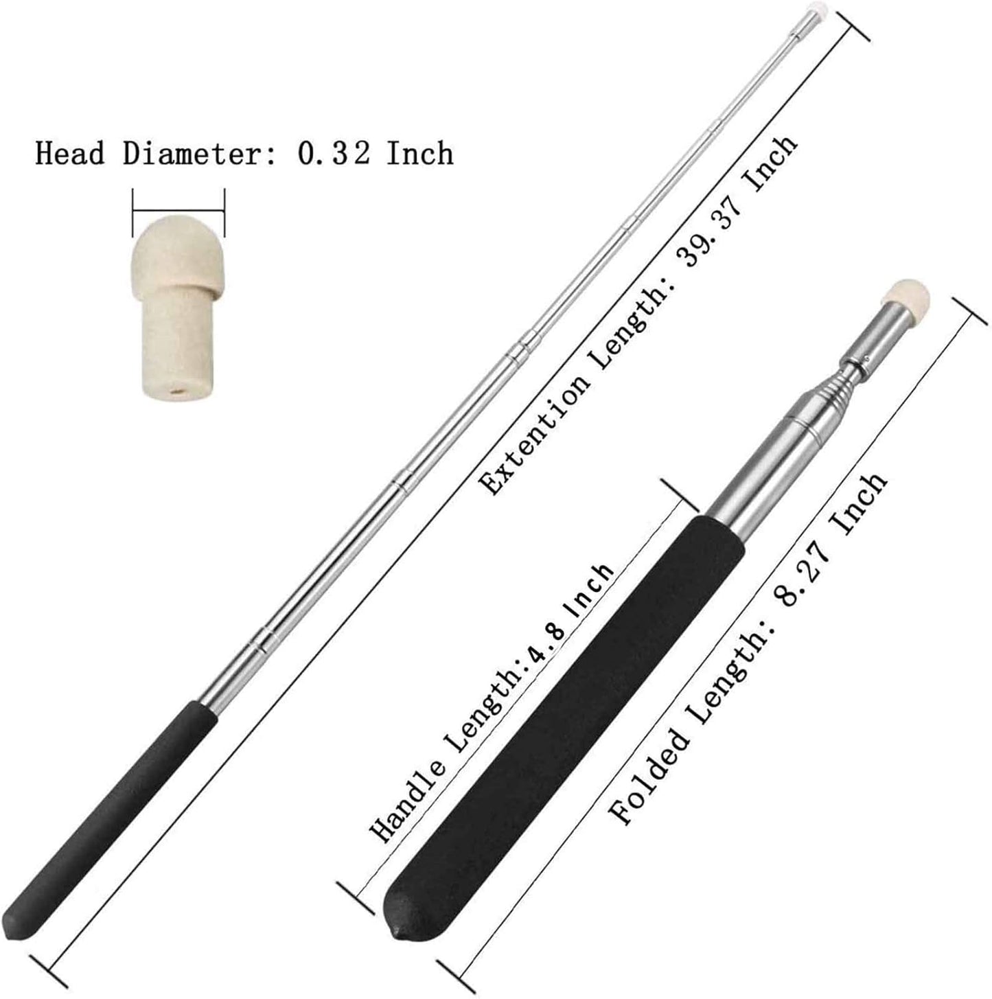 Telescopic Teachers Pointer,Teaching Pointer,Hand Pointer Extendable Retractable Handheld Presenter Classroom V1259-DP01-A-1030