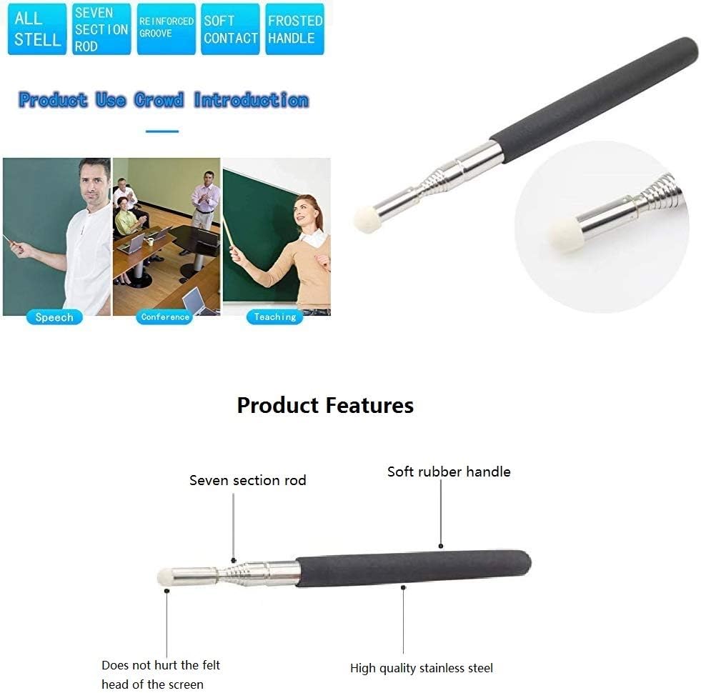 Telescopic Teachers Pointer,Teaching Pointer,Hand Pointer Extendable Retractable Handheld Presenter Classroom V1259-DP01-A-1030