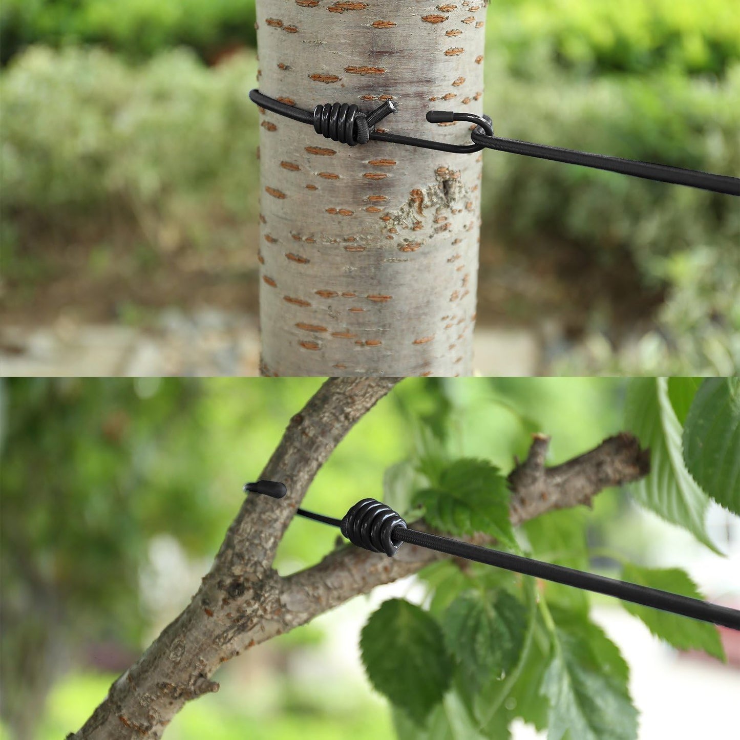 Portable Travel Clothesline, Adjustable Elastic Camping Retractable Clothesline with 12pcs Clips for Outdoor V1259-DP01-A-1043