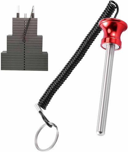 Universal Magnetic Weight Stack Pin with Pull Rope - Heavy Duty Gym for Machines | Commercial & Home V1259-DP01-A-1051