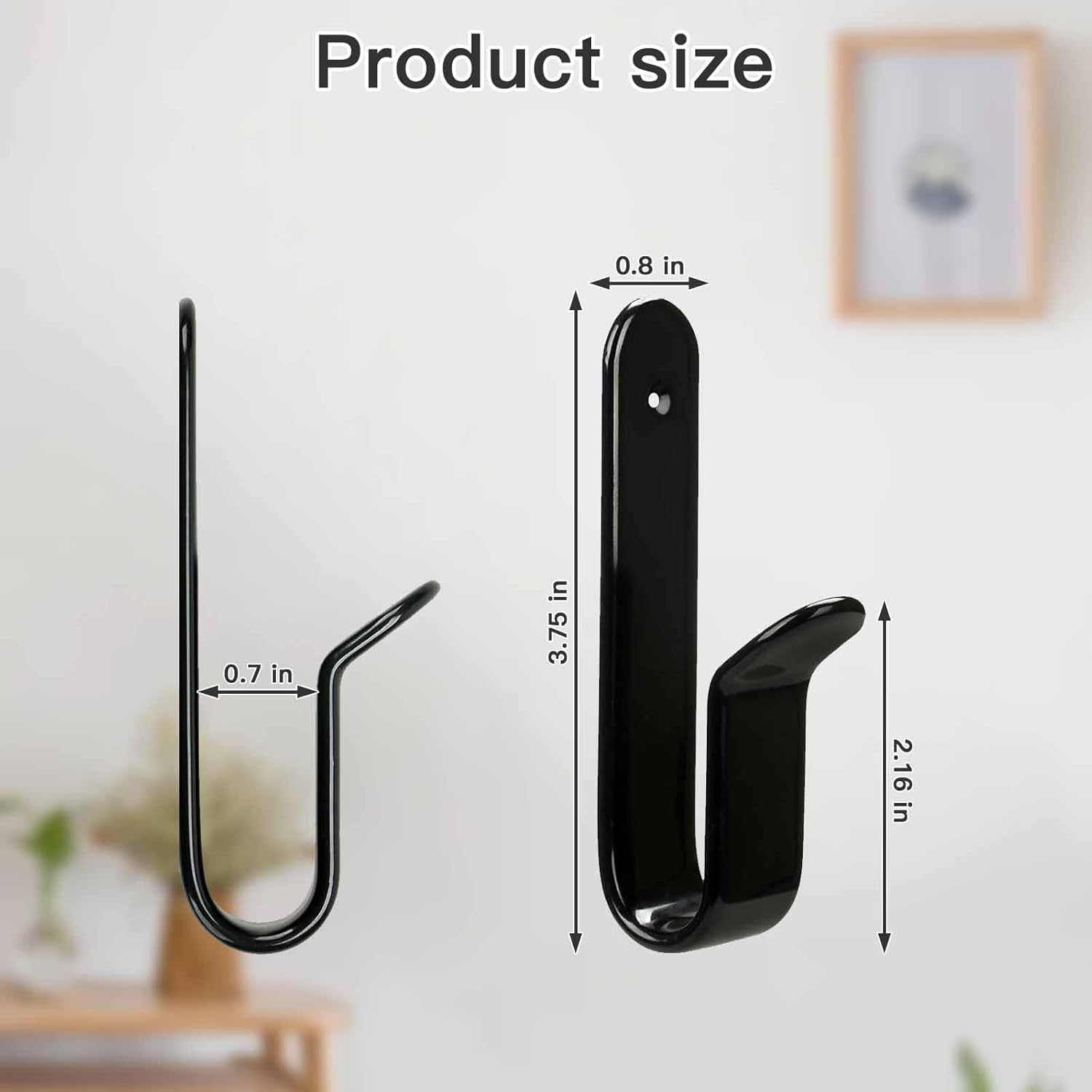 Snowboard Wall Mount & Skateboard Display Rack - Horizontal Hanger Clips for Snowboards, Longboards, V1259-DP01-A-1053
