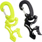 2 Packs Scuba Hose Clip Diving Holder Clip, Double BCD Dive with Snap Hook Buckle for Snorkeling Accessories V1259-DP01-A-1066