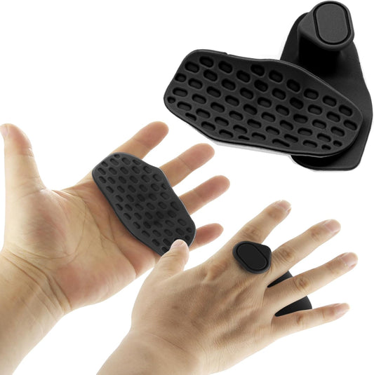 Weight Lifting Grips - Rubber Anti-Slip Workout Grips, Ergonomics Hand Protector Gloves for Gym Training and V1259-DP01-A-1071