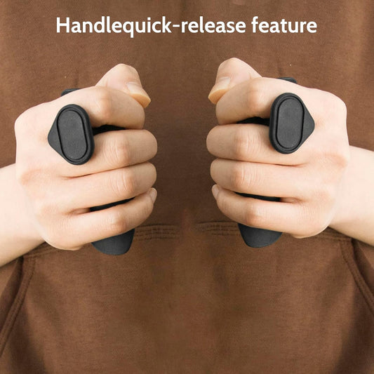 Weight Lifting Grips - Rubber Anti-Slip Workout Grips, Ergonomics Hand Protector Gloves for Gym Training and V1259-DP01-A-1071