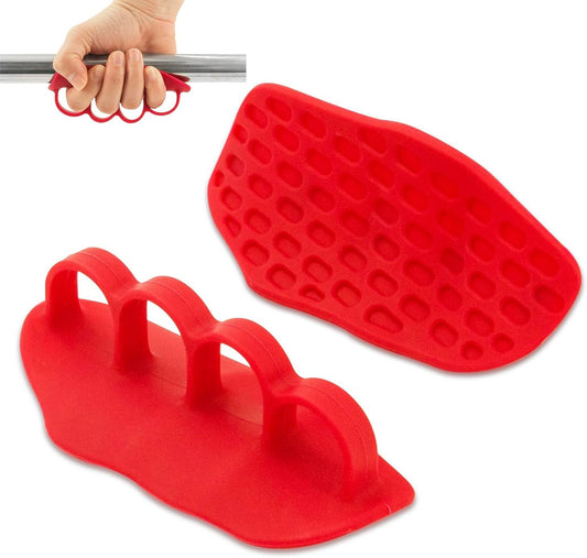 Anti-Slip Workout Grips: New Rubber Gym Grips Deadlifts Palm Protection Gloves for Weight Lifting, Dumbbell, V1259-DP01-A-1075