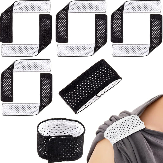 8 Count Softball Sleeve Holders Jersey Ties with Hook and Loop Fasteners Straps for Shirts Scrunchies V1259-DP01-A-1098