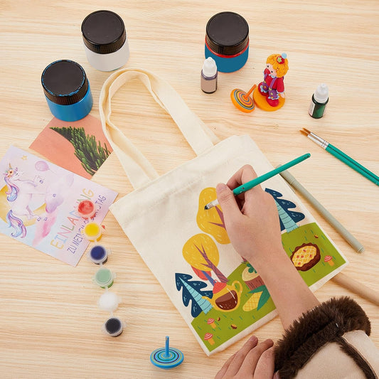 24 Pcs Mini Tote Bag Sublimation Blank Canvas Bags Reusable for Grocery Shopping, DIY, Easter Party Favor V1259-DP01-A-1104