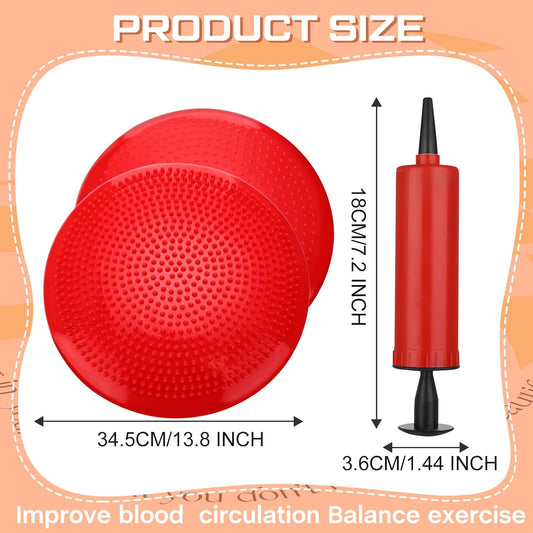 6 Pcs Wiggle Seat Inflated Wobble Cushion for Sensory Kid 13 Inch Balance Disc Kids Flexible Seating Exercise V1259-DP01-A-1110