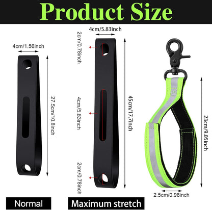4 Pcs Firefighter Tools Include 2 Helmet Band Glove Strap Holder Fire Safety with Reflective Trim Accessories V1259-DP01-A-1117