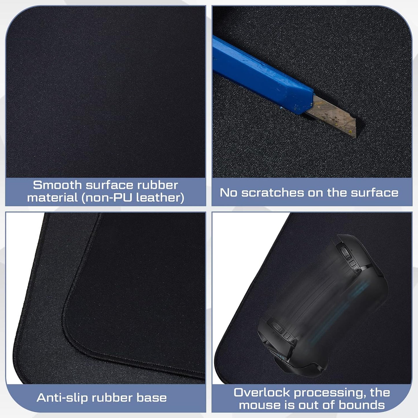 L Shaped Desk Mat Corner Mouse Pad Waterproof Large Rubber for Office Home Curved Keyboard Gaming Setup V1259-DP01-A-1118