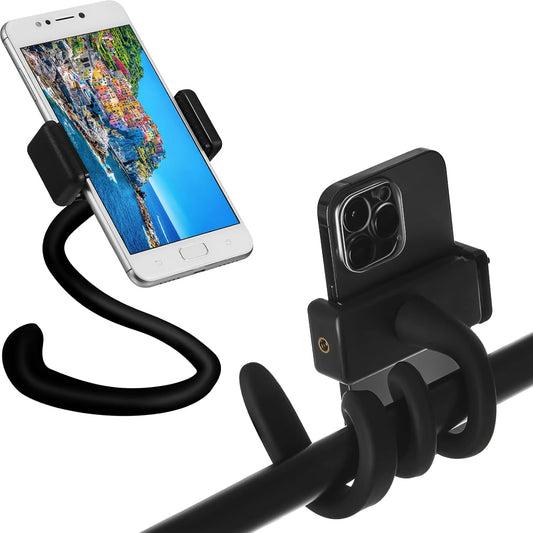 2 Pcs Stroller Phone Holder Portable Cell Stand Universal Accessories for Parent Baby Toddler Cellphone Clamp V1259-DP01-A-1124