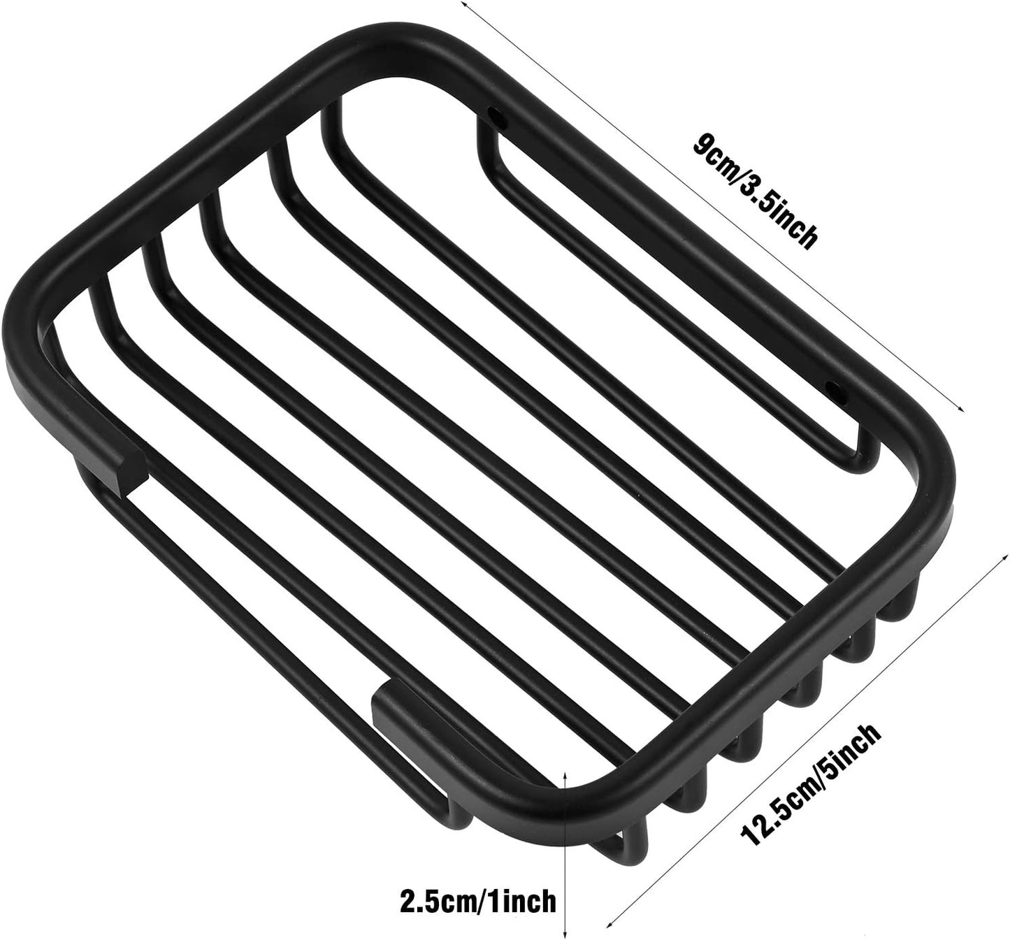 Soap Dish,Premium Dish for Shower, Space Aluminum Wall Mounted Bar Holder Bathroom Shower Kitchen Wall, V1259-DP01-A-1228
