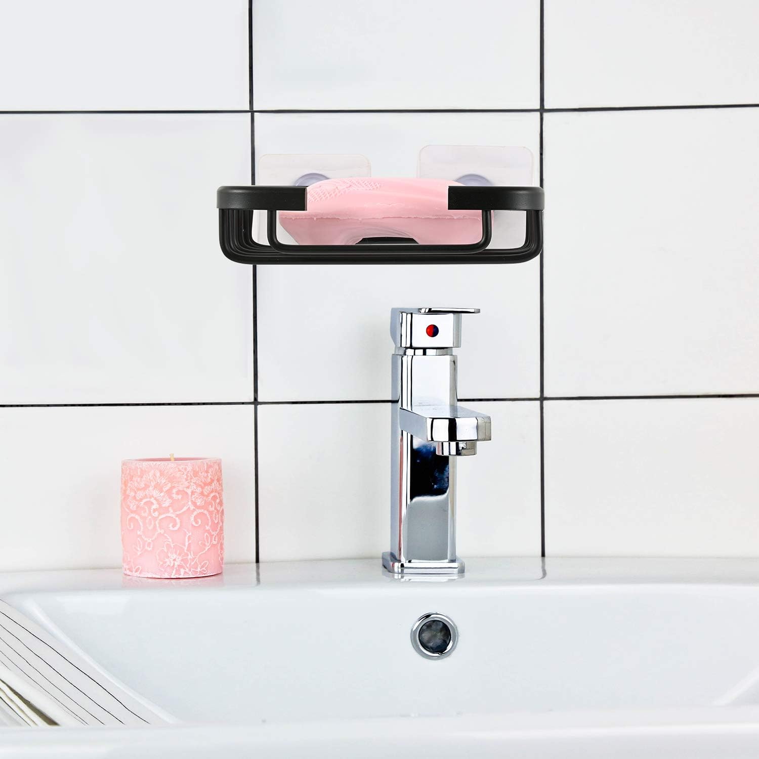 Soap Dish,Premium Dish for Shower, Space Aluminum Wall Mounted Bar Holder Bathroom Shower Kitchen Wall, V1259-DP01-A-1228