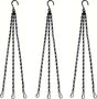 Hanging Basket Chain, 3 Sets Plant Hanger Metal Chains with Clips for Flower Pots, Planters, Bird Cage, V1259-DP01-A-1237