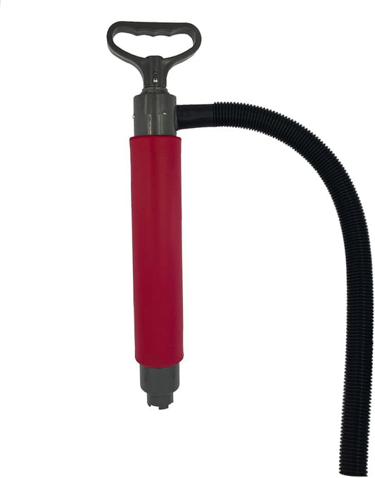 hand Red Bilge Pump for Kayak Canoe and Boat,15.7Inch Manual Portable Hand Water Pumps Sump with Hose V1259-DP01-A-1264