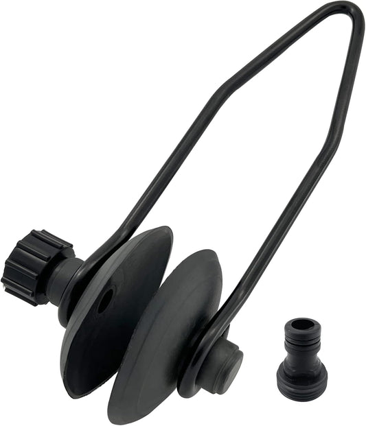 Universal Round Muff Motor Flusher for Boats - Flush Away Sand, Silt and Salt Boat Water Flushing kit Outboard V1259-DP01-A-1268