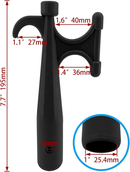 2Pcs Nylon Boat Hook Floating,Hook for Extension Pole,Unbreakable,Durable,Rust-Resistant Replacement V1259-DP01-A-1269