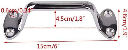 Marine Large Cleat Door Grab Handle Handrail Pull Replacement 316 Stainless Steel 150mm for Boat Yacth V1259-DP01-A-1278