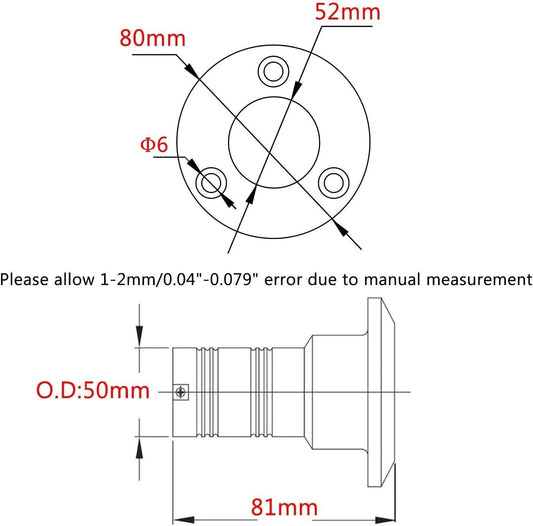 2"(50mm) Boat Gas/Fuel/Water/Waste/Diesel Deck Fill/Filler with Keyless Cap 2" Marine Mirror- Polished 316 V1259-DP01-A-1282