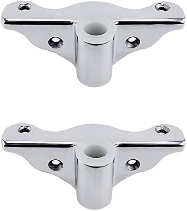 2PCS 316 Stainless Steel Row Lock Oarlock Socket Support Bracket for 1/2" Shank V1259-DP01-A-1284