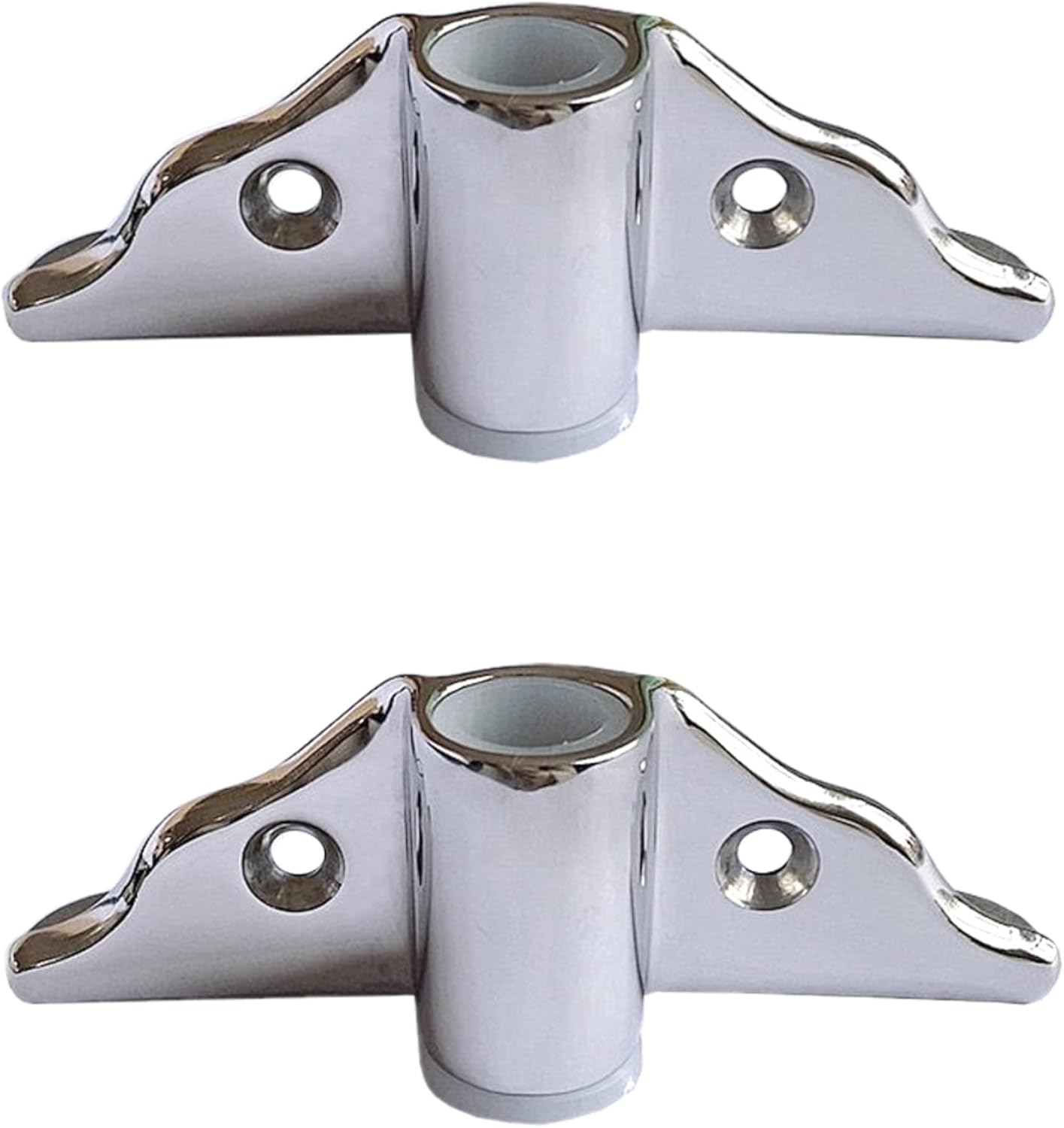 2PCS 316 Stainless Steel Row Lock Oarlock Socket Support Bracket for 1/2" Shank V1259-DP01-A-1284