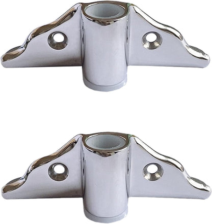 2PCS 316 Stainless Steel Row Lock Oarlock Socket Support Bracket for 1/2" Shank V1259-DP01-A-1284